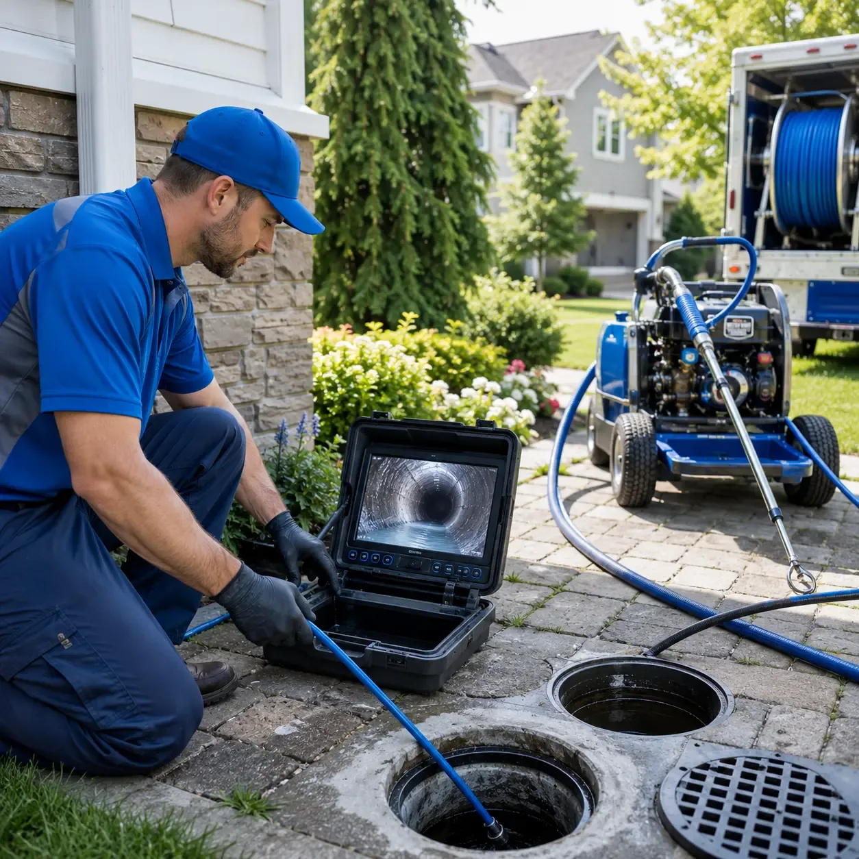 Outdoor drain cleaning professionals serving Ivan, AR